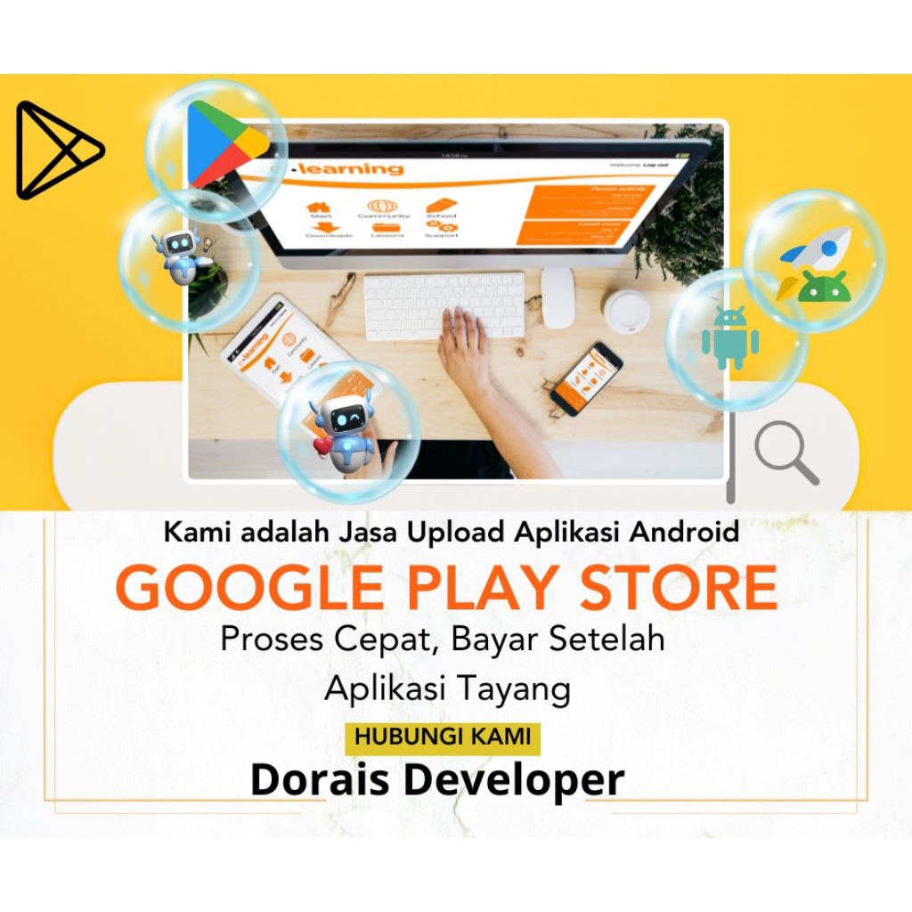 Jasa Upload aplikasi ke playstore
