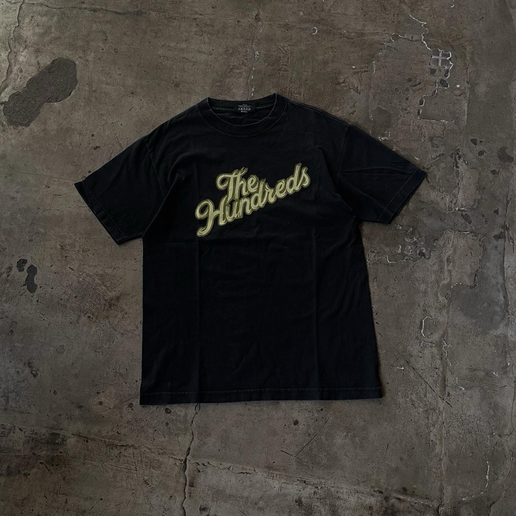 THE HUNDREDS SLANT TSHIRT BLACK
