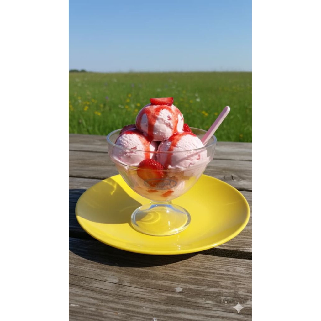 3 pcs GELAS SOP BUAH ONYX 400 ML ACRILIC TAHAN BANTING / GELAS ICE CREAM / GELAS ES KRIM