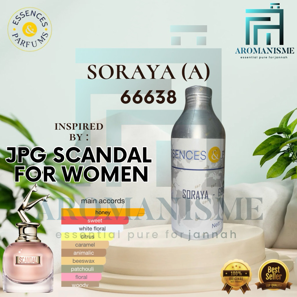 Bibit Parfum Searah JPG Scandal For Women By Essences Soraya Grade A Repack 50ml / 100ml