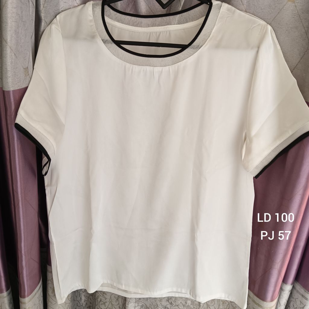 KAOS SATIN ATASAN WANITA (PRELOVE)