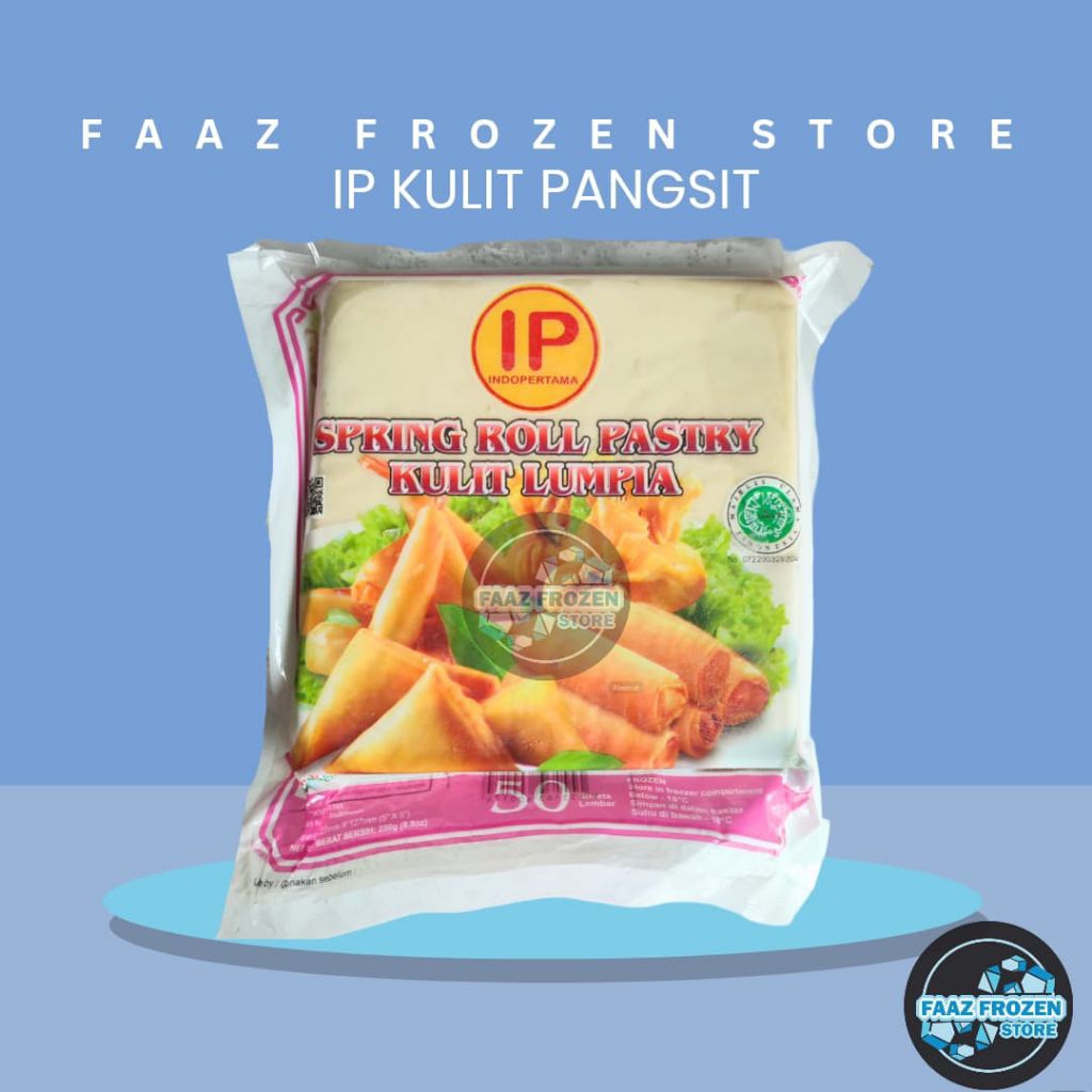 FINNA Spring roll pastry Kulit lumpia IP indopertama isi 50 pcs