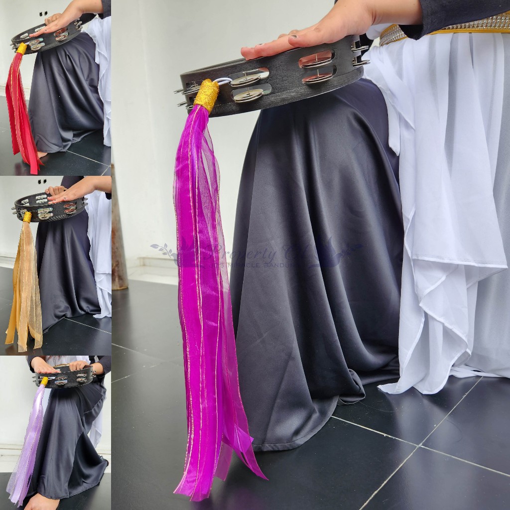 Berkah_Seratus Gereja - Rumbai/Tassel Pita Tamborin - Pendek - Jos Miracle Bandung - Miracle - Jmb