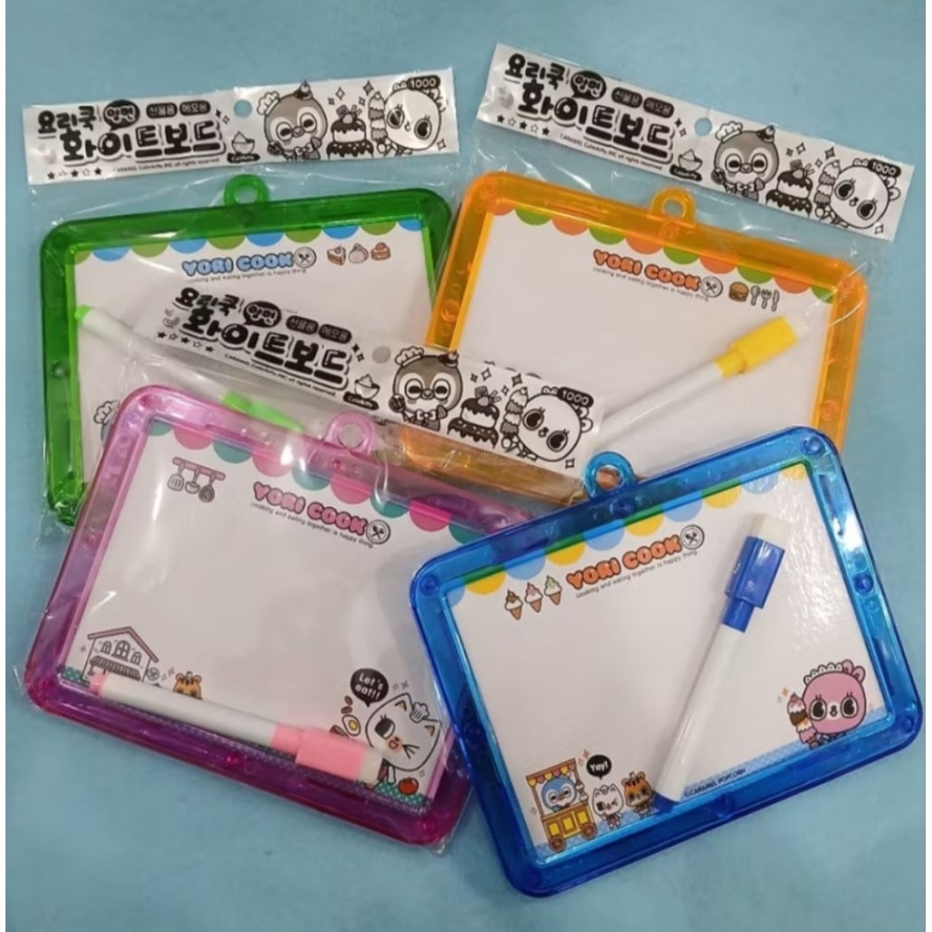 

PROMO 1 Set Papan Tulis WHITE BOARD Mini + Spidol dan Penghapus/ papan tulis mainan murah meriah