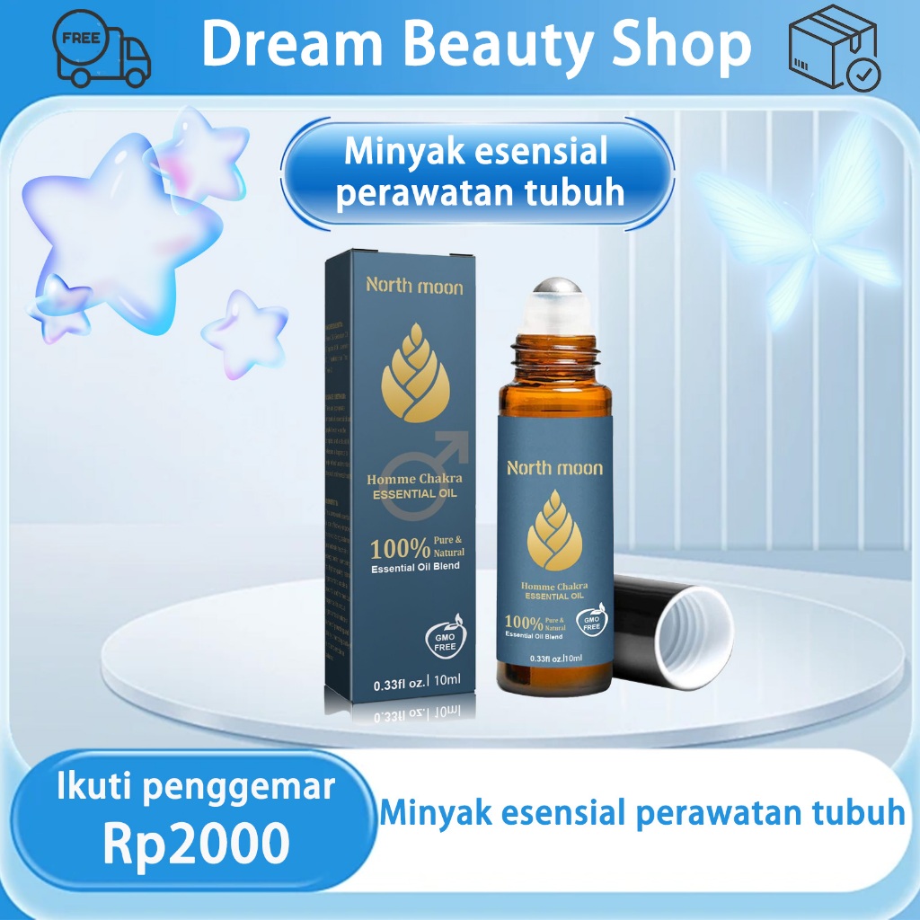 North Moon Minyak Atsiri Perawatan Pria Minyak Atsiri Perawatan Tubuh Pria Minyak Atsiri Perawatan P
