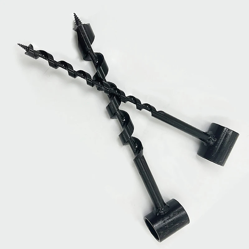 1Set Bor Manual Tangan Auger Drill Mata Bor Kayu 10/19/25MM untuk Survival Tool Outdoor Pembuat Api 
