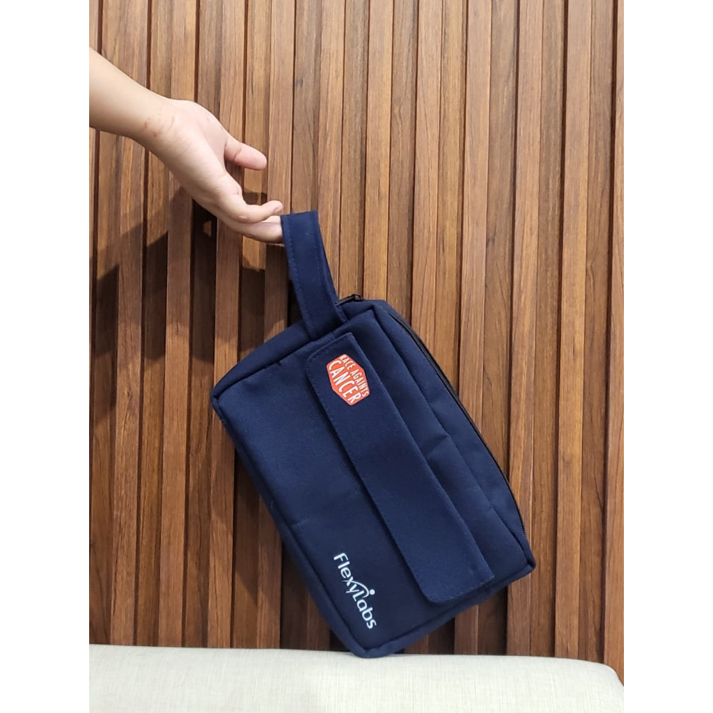 Tas Pouch Serbaguna Warna Biru Dongker Praktis & Stylish