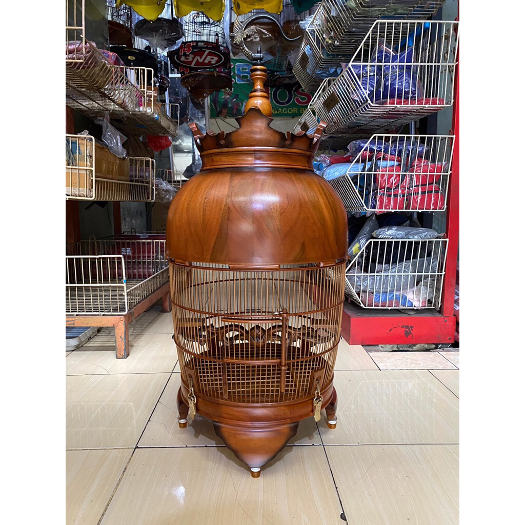 Sangkar Kandang Burung Perkutut Jati Jepara Asli