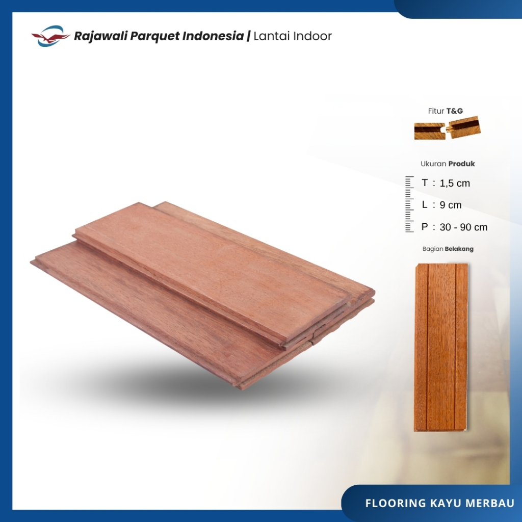 Flooring Lantai Kayu Merbau ( PERMETER )