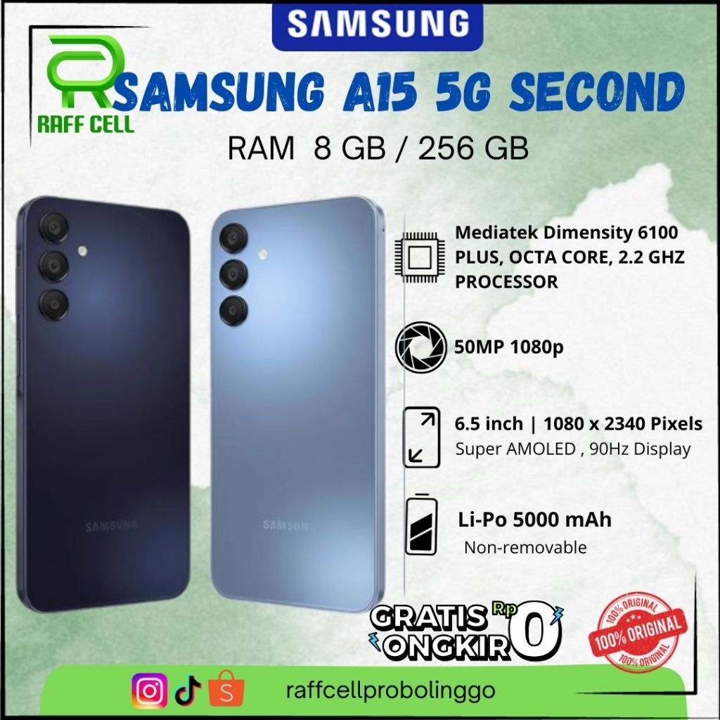 SAMSUNG A15 5G SECOND