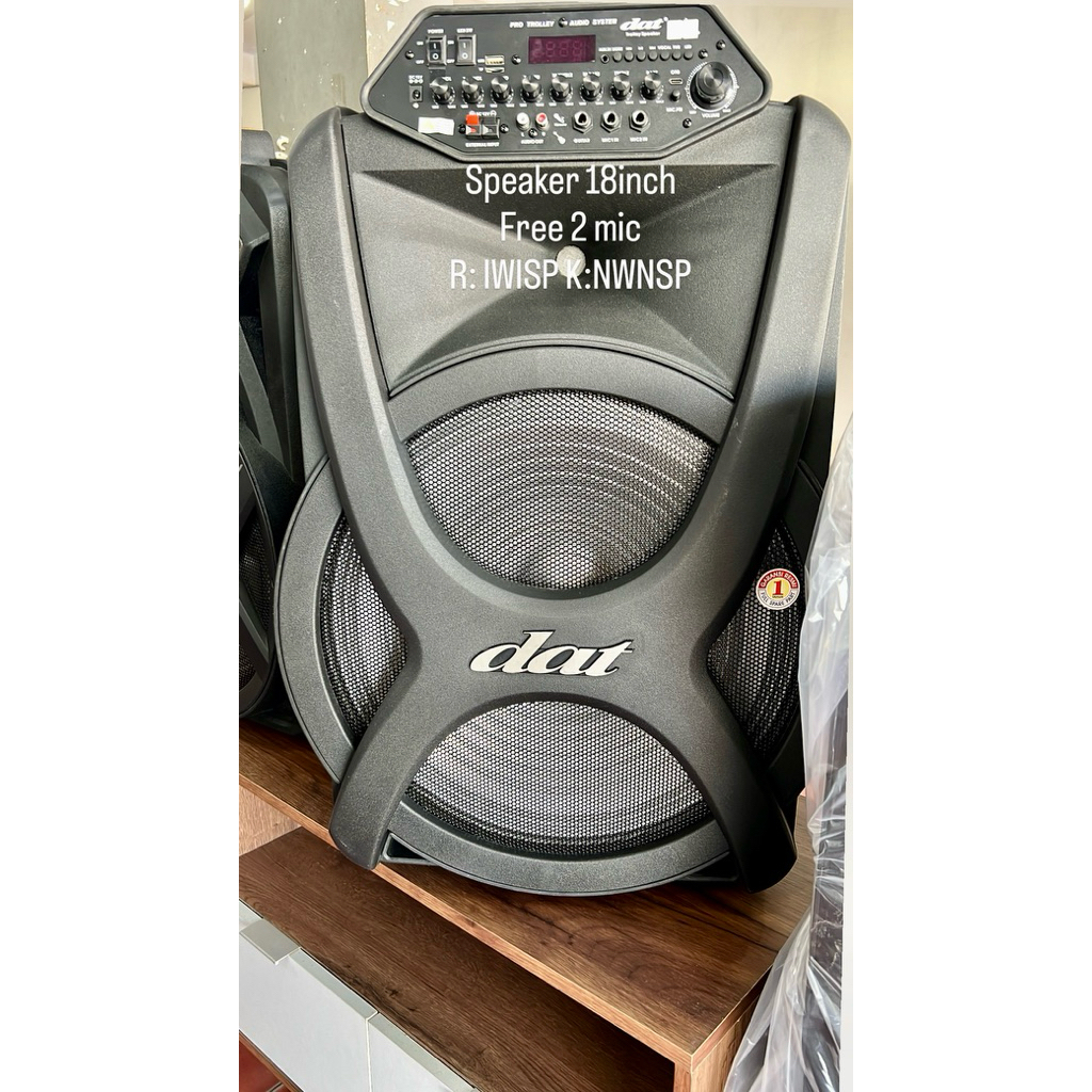 wireless Speaker DAT 18 inch