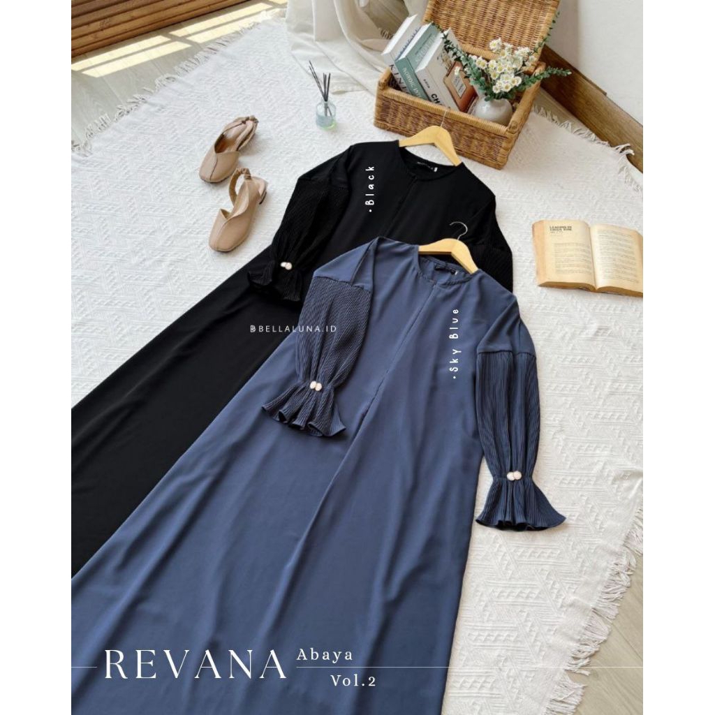 REVANA ABAYA BELLALUNA/ ABAYA PREMIUM/ GAMIS SYAR'I/ GAMIS JUMBO/ GAMIS BELLALUNA