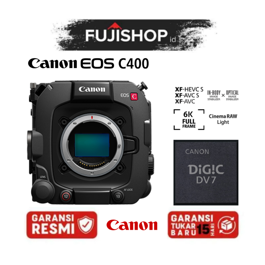 Canon EOS C400 6K Full-Frame Digital Cinema Camera / Canon EOS C 400 - Canon RF