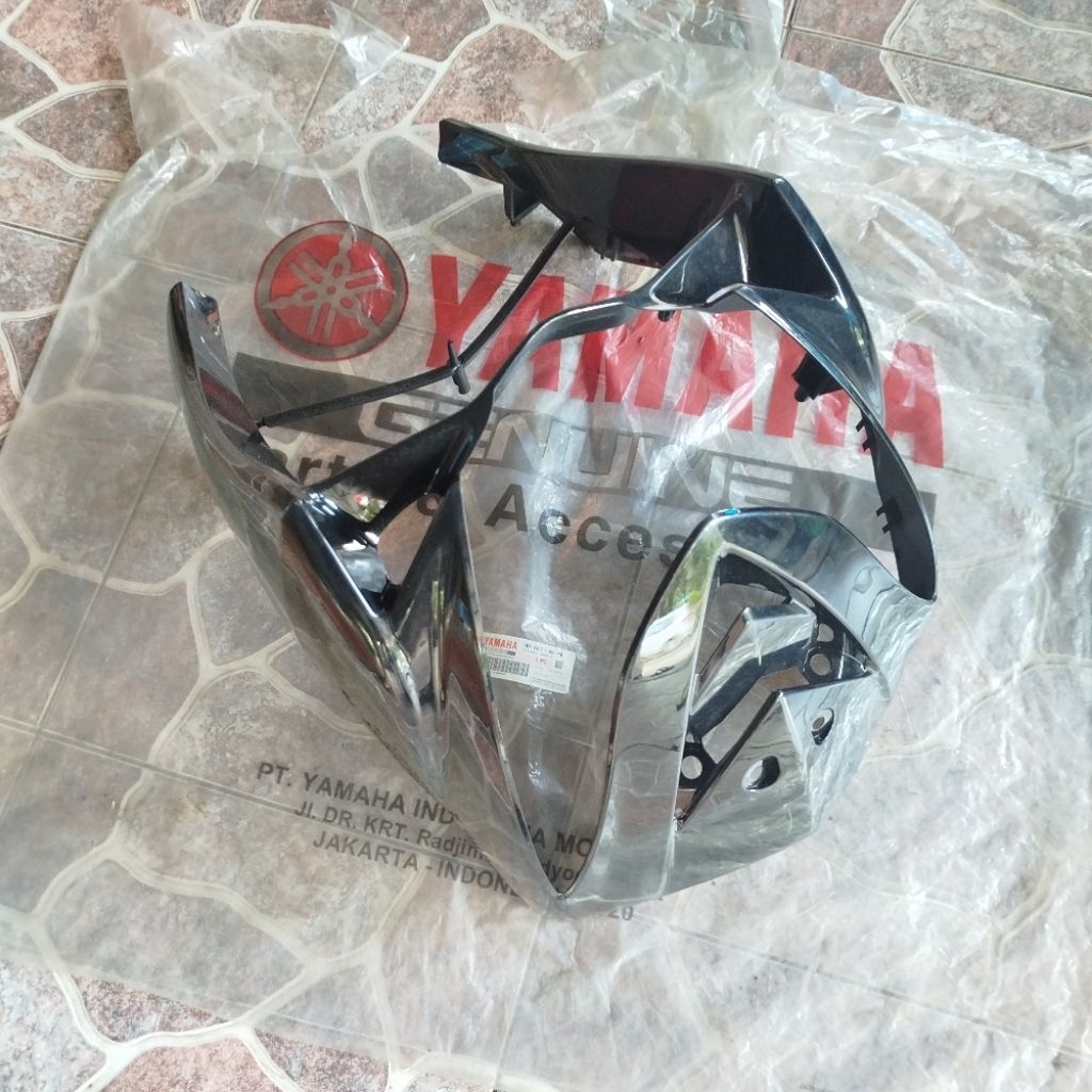 Panel Dada Dasi Tameng Depan Yamaha Mio Soul Hitam Original YGP 14D-F8311-00-P0