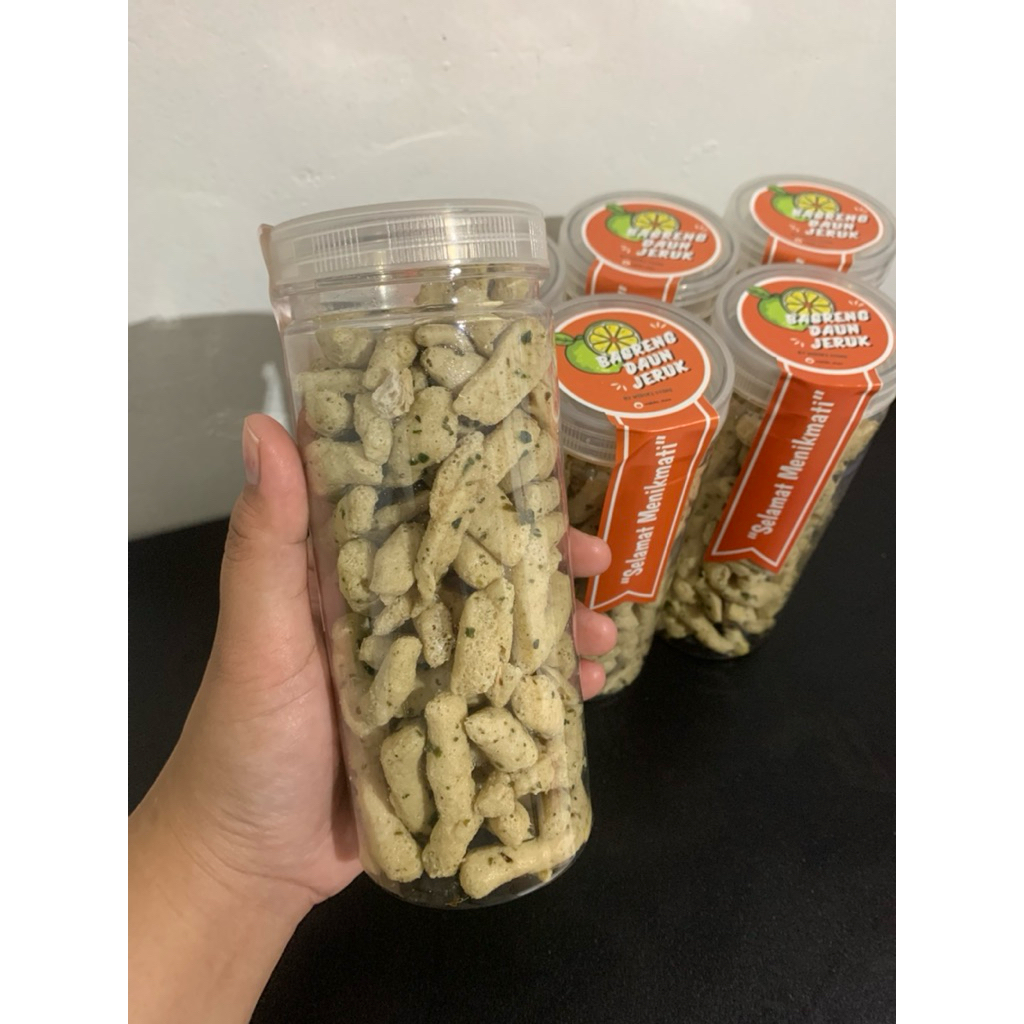 

Basreng rasa original Daun Jeruk Botol 60gram