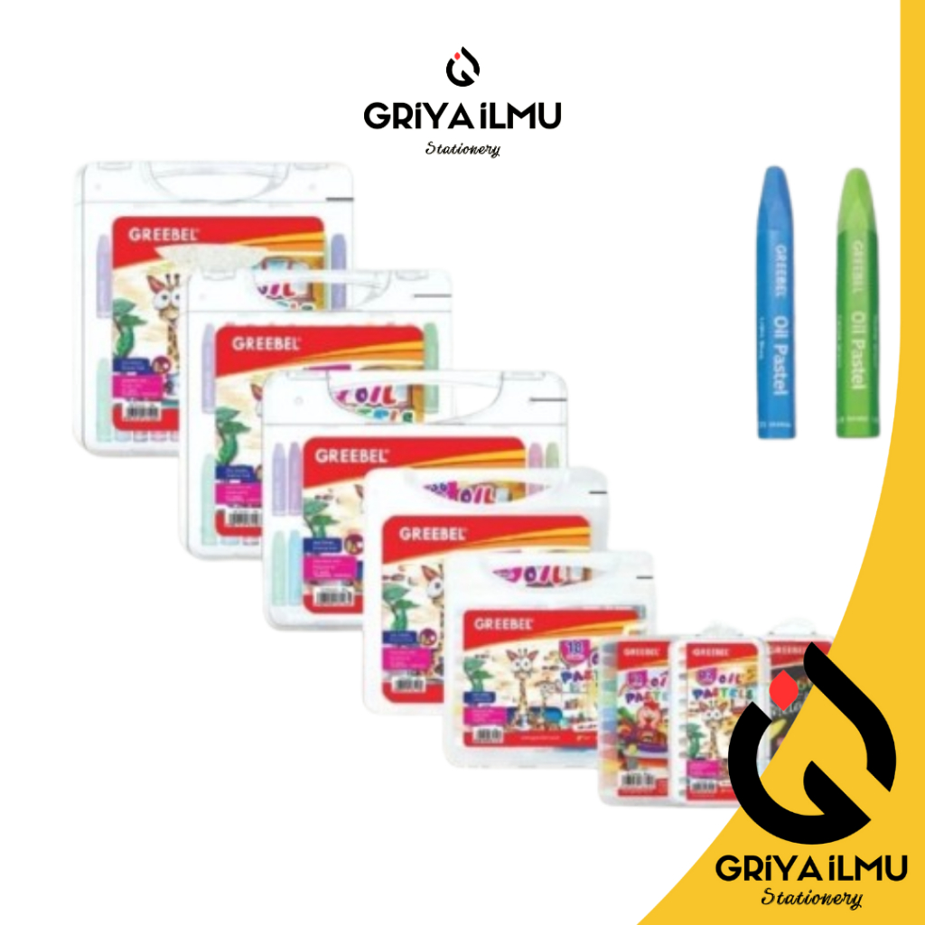 

Oil Pastel/Krayon GREEBEL 12/18/24/36/48/55 Warna (0284324)/(0284325)/(0284326)