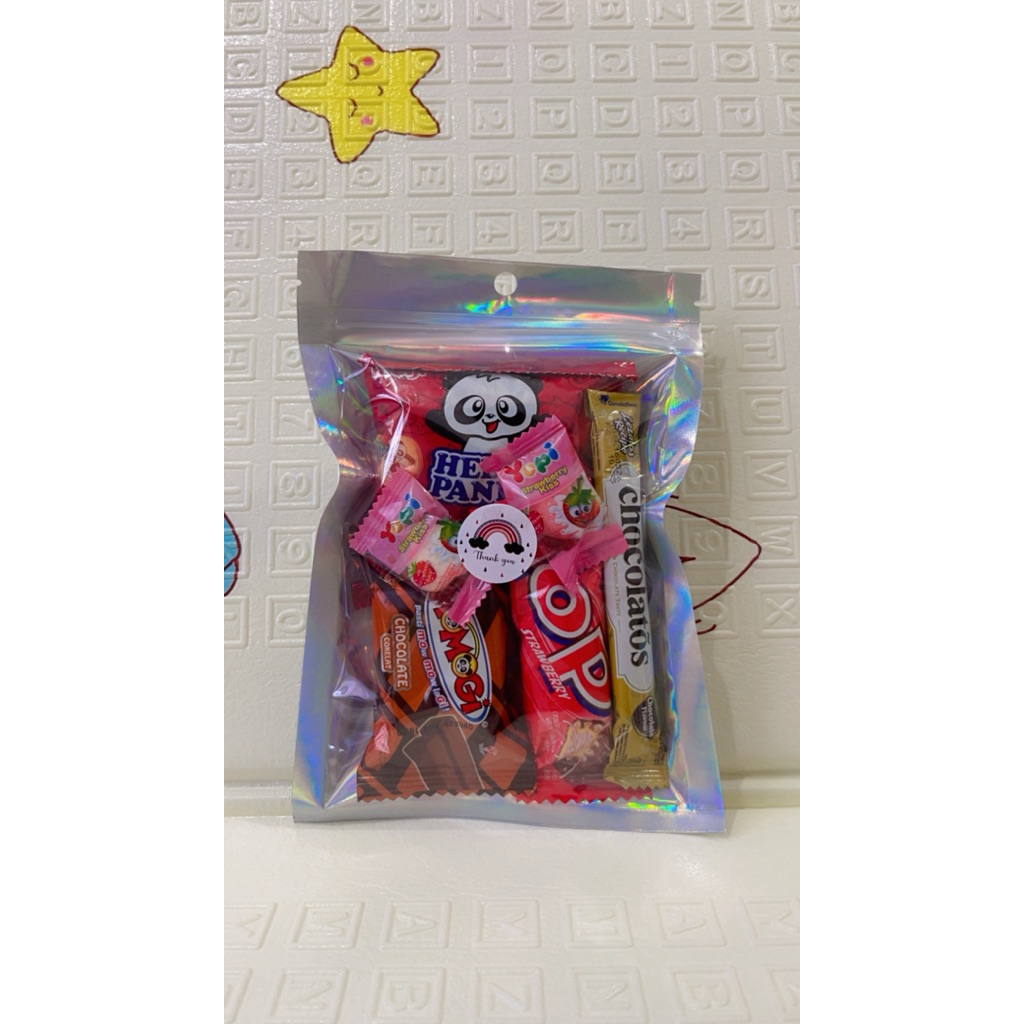 Bucket mini snack ulang tahun/perpisahan/hampers/parcel