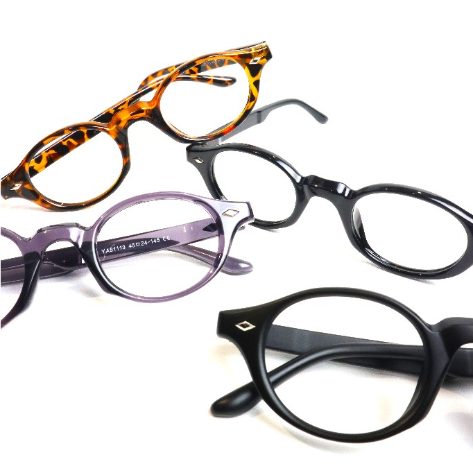 GOMAX MOMO FRAME - Kacamata Oval, Kacamata Viral Kekinian, Kacamata Kecil, Lensa Minus Silinder