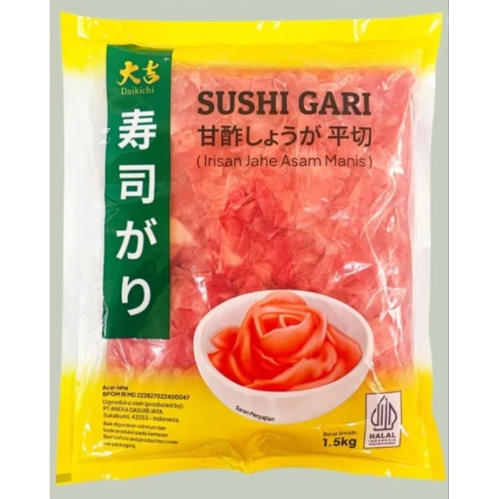 

Sushi Gari Irisan Jahe Asam Manis 1,5 Kg