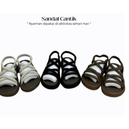 sandal gladiator wanita / sepatu sandal tali wanita / sandal slip on / Sepatu wanita / cewek / remaj
