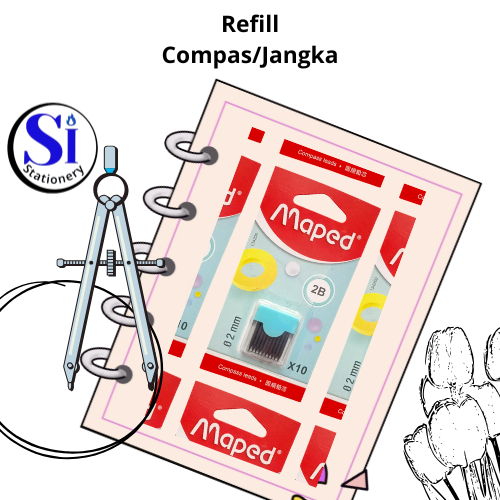 

Refill Jangka/Compas Maped 2.0mm Isi 10 Lead