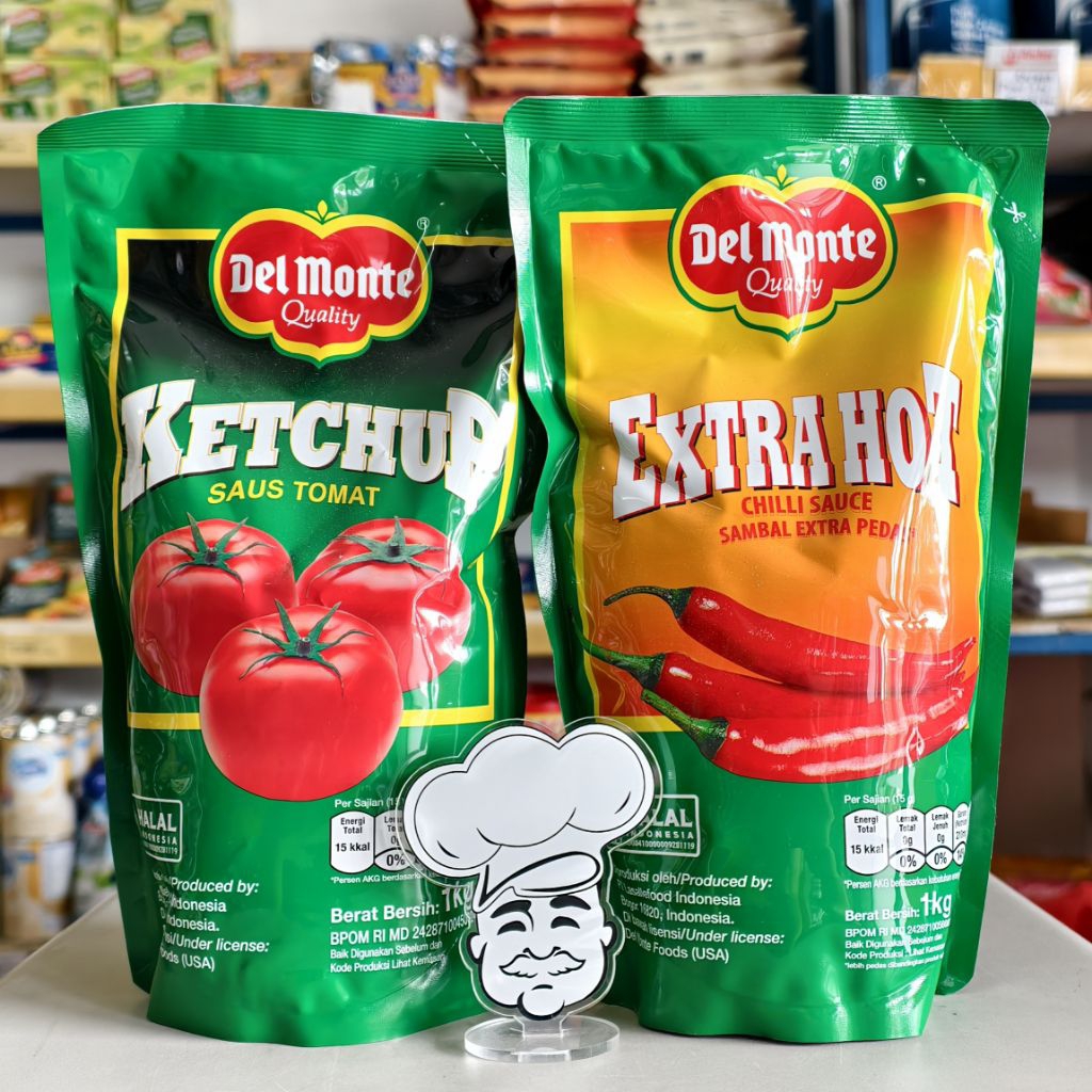

Delmonte Saus Cabai Extra Hot / Delmonte Saus Tomat 1Kg