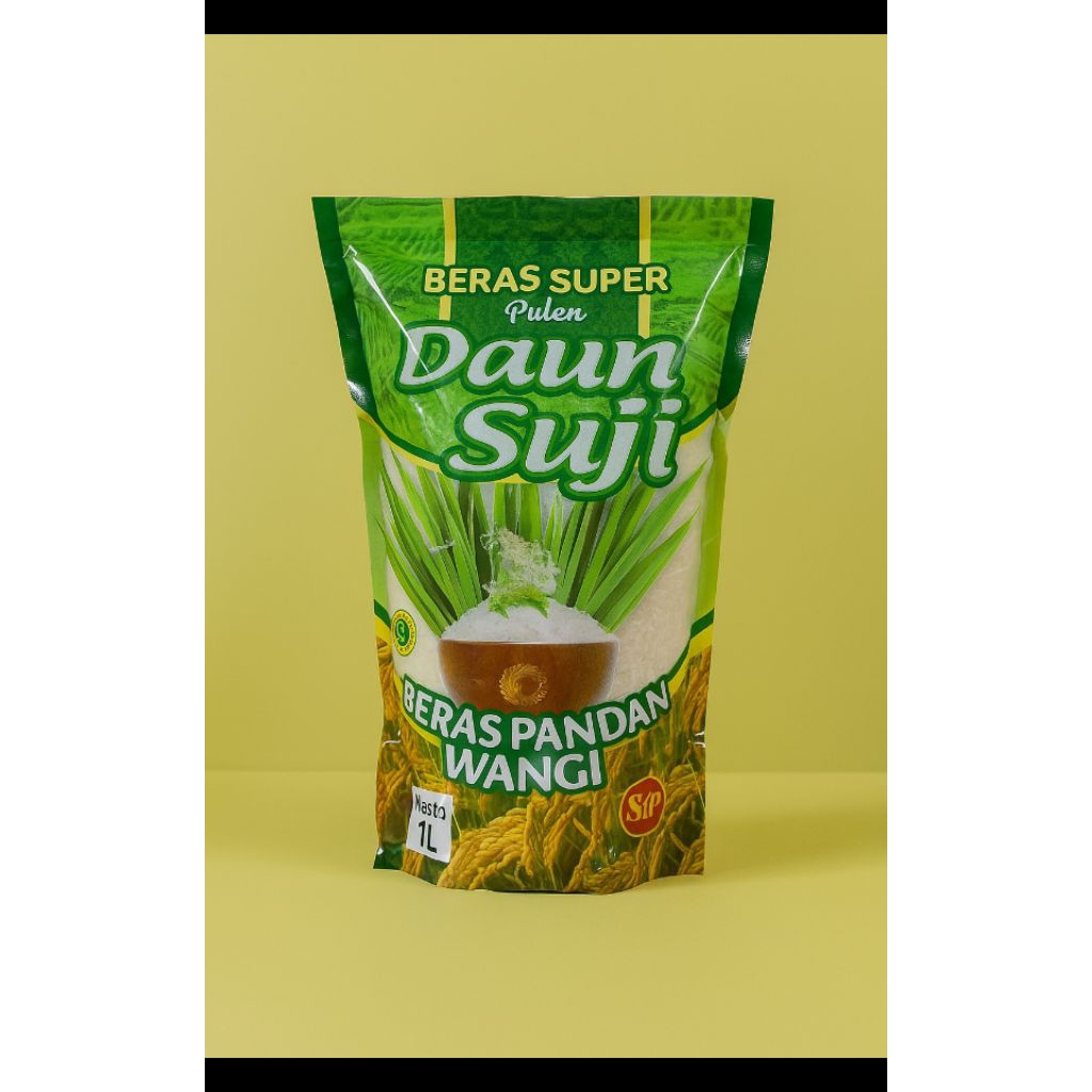 

BERAS DAUN SUJI PANDAN WANGI KEMASAN 1 LITER