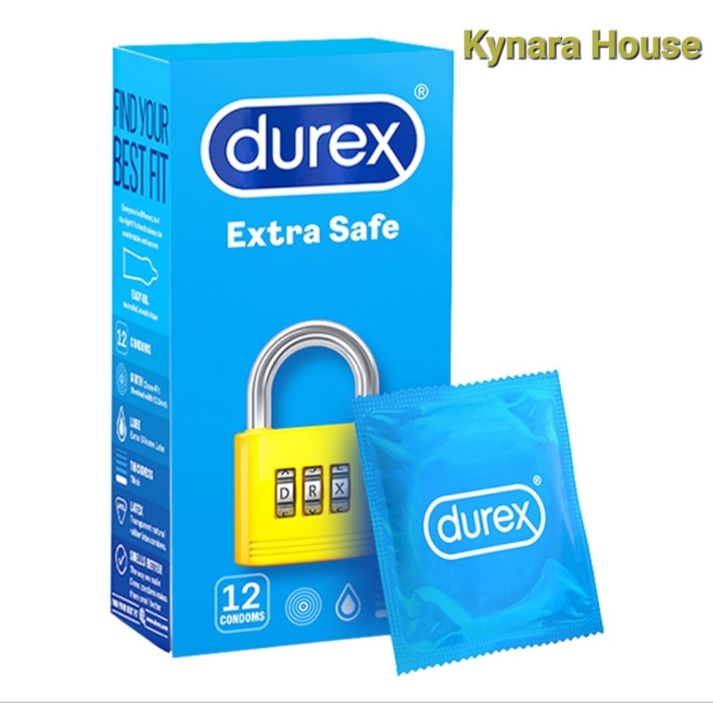 Durex Extra Safe Kondom Tebal 12pcs