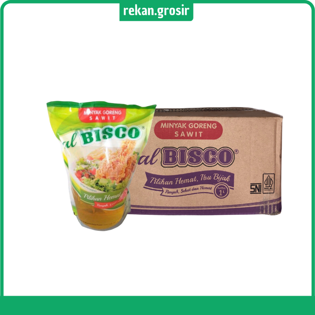 

Minyak Goreng Al Bisco 1 Liter isi 12
