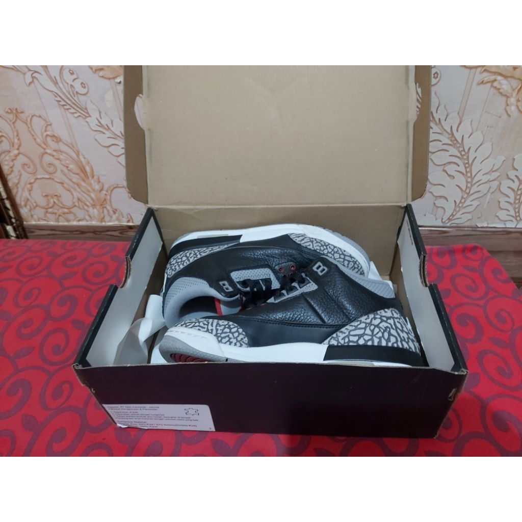 air jordan 3 black cement