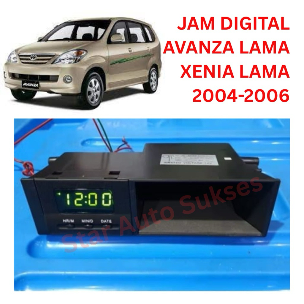 JAM DIGITAL AVANZA LAMA XENIA LAMA 2004-2006