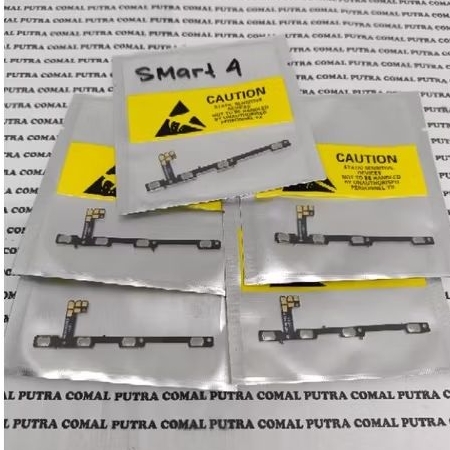 INFINIX SMART 4 X653 X653C FLEXIBLE FLEXIBEL FLEKSIBEL TOMBOL DALAM POWER ON OFF VOLUME INFINIX SMAR