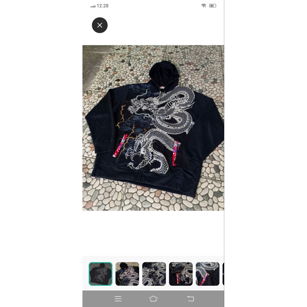 Sukajan Hoodie Dragon