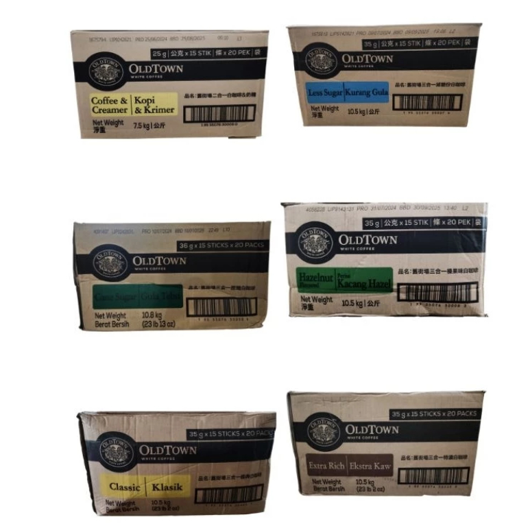 

OldTown White Coffee All Varian (1Dus x 20Packs x 15s)