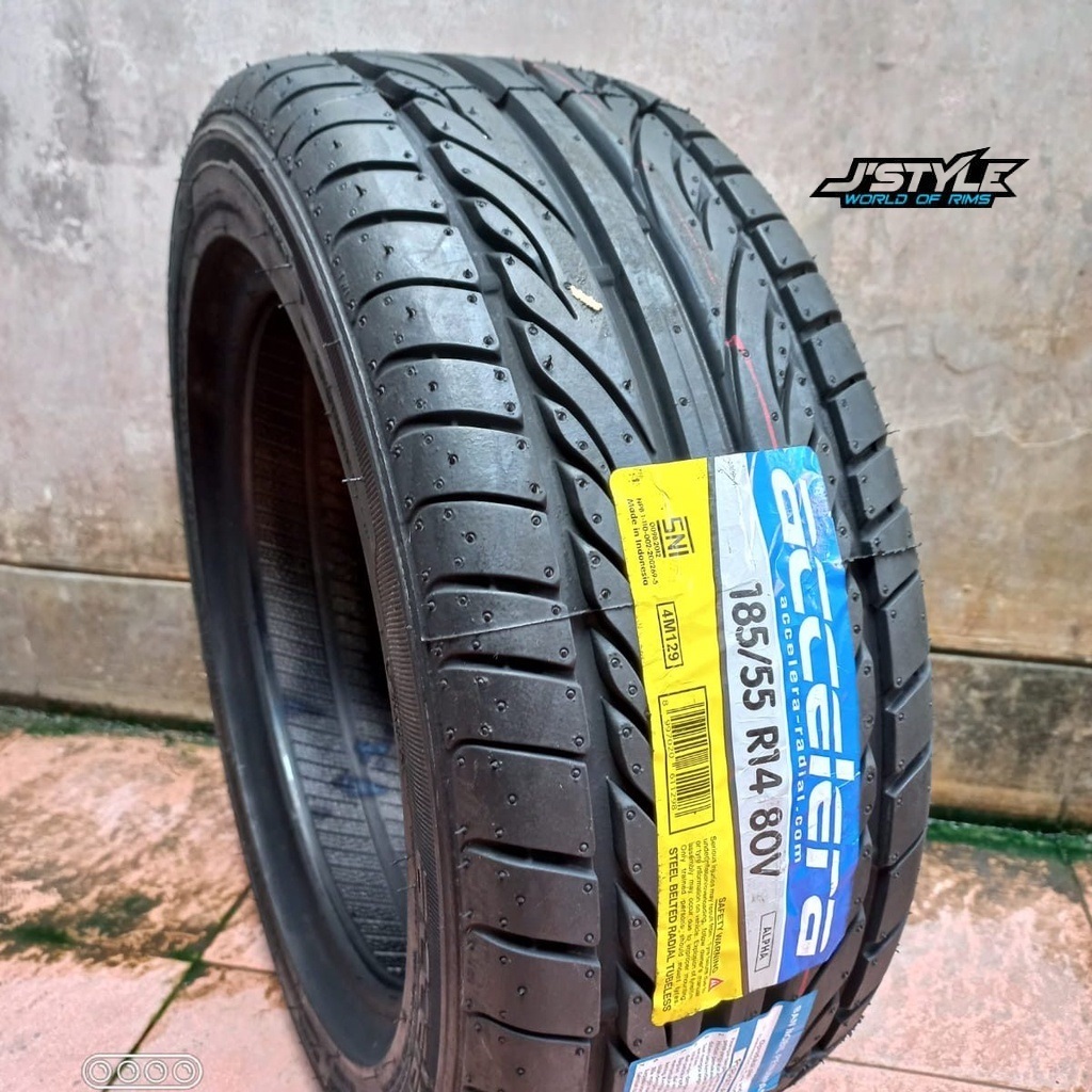 BAN ACCELERA ALPHA 185 55 RING 14 BAN MOBIL LOKAL