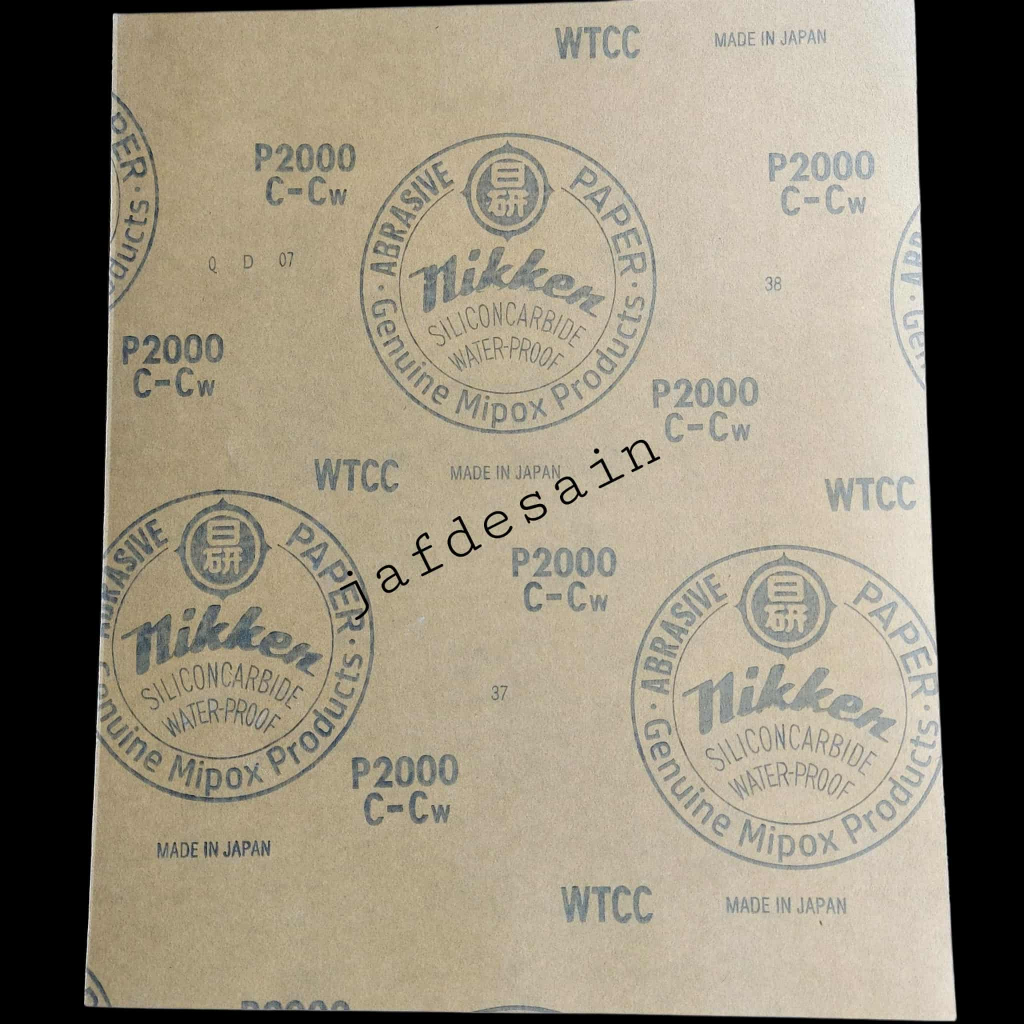 Amplas Kertas Nikken Halus Waterproof Original Japan