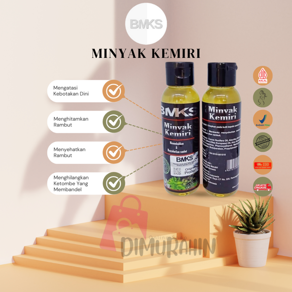 Bmks Minyak Kemiri / Black Magic Minyak Kemiri / 100% Original