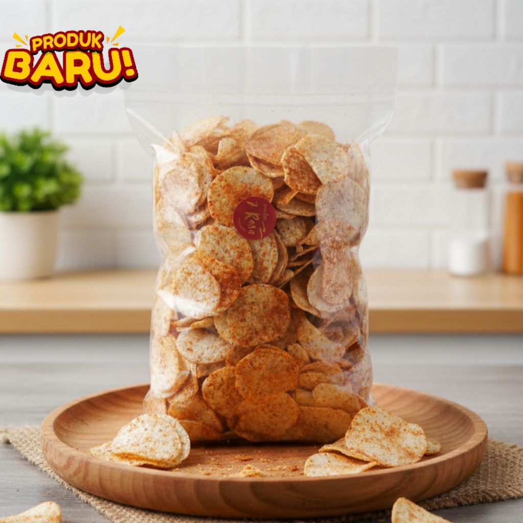 

(Baru) Opak singkong pedas Gurih Renyah kecimpring pikset pedas kripca 250 gr 500 gr 1 kg