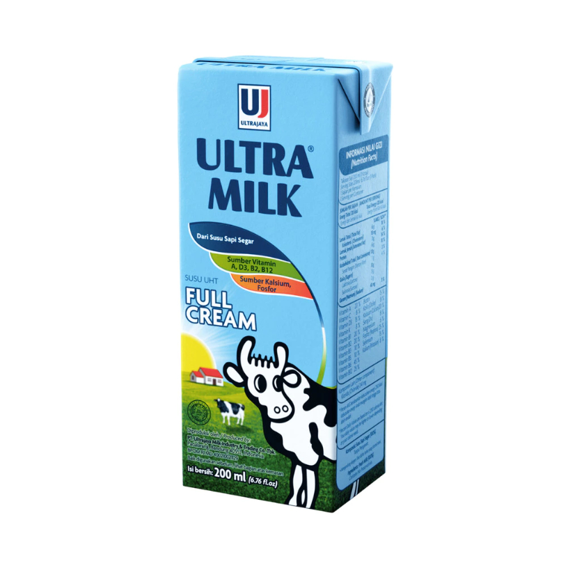 

Ultra Milk Susu Full Cream Kemasan 200ml - Expired Juni 2026