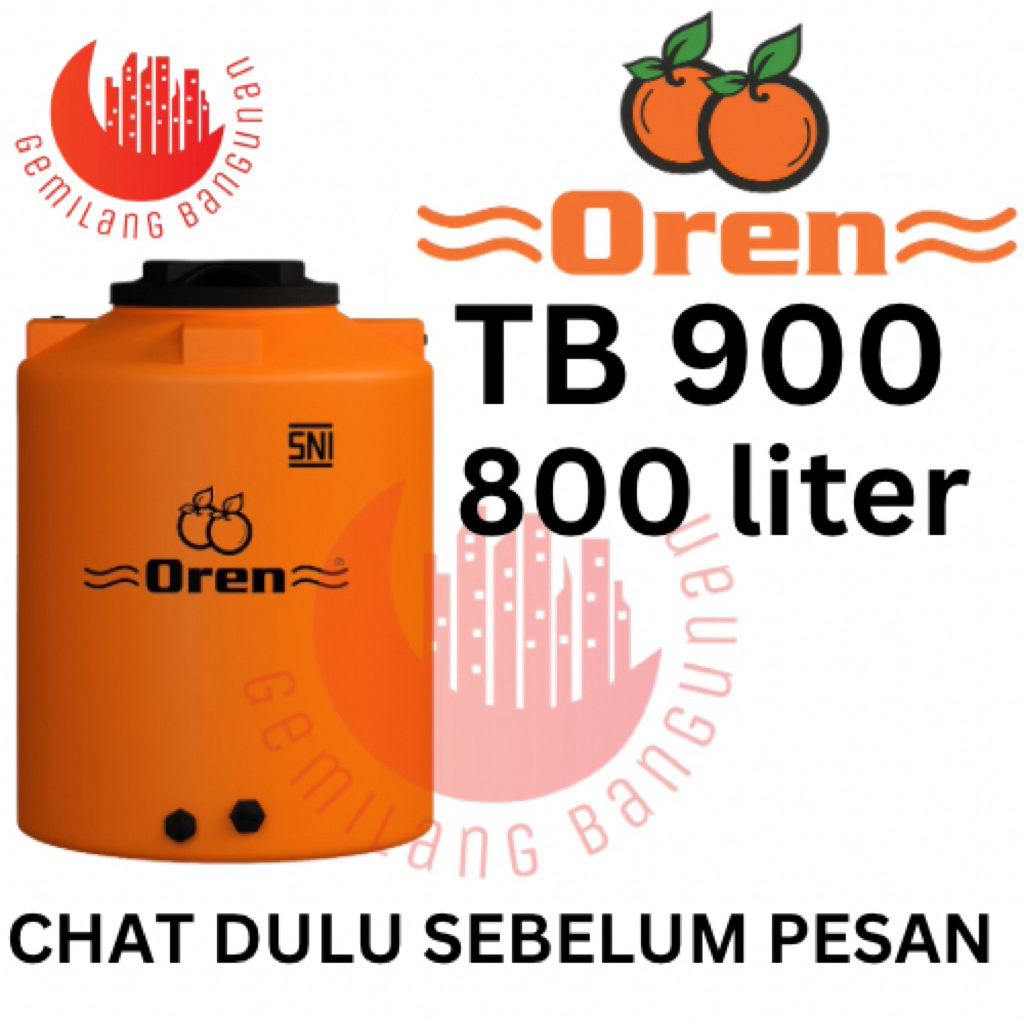 Tangki Air OREN  / Toren Air OREN TB 900 (  800 Liter )