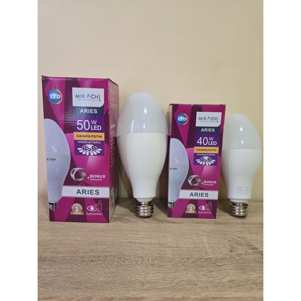 LED BOHLAM 50WATT 40WATT / LAMPU LED BOHLAM 50WATT 40 WATT MIKACHI SNI PREMIUM