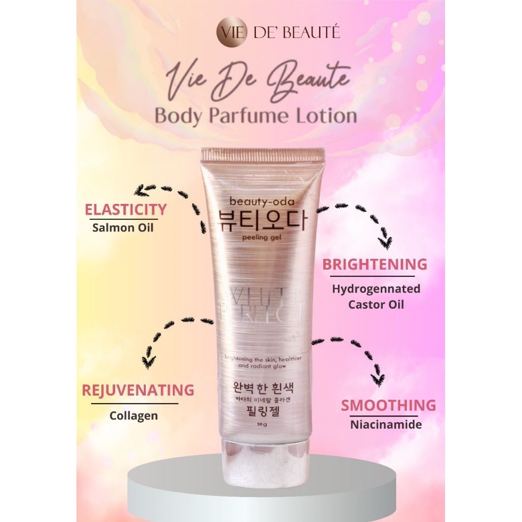 [BELI 3 PCS LEBIH MURAH] BEAUTY ODA PEELING GEL & SERUM DNA SALMON 50gr