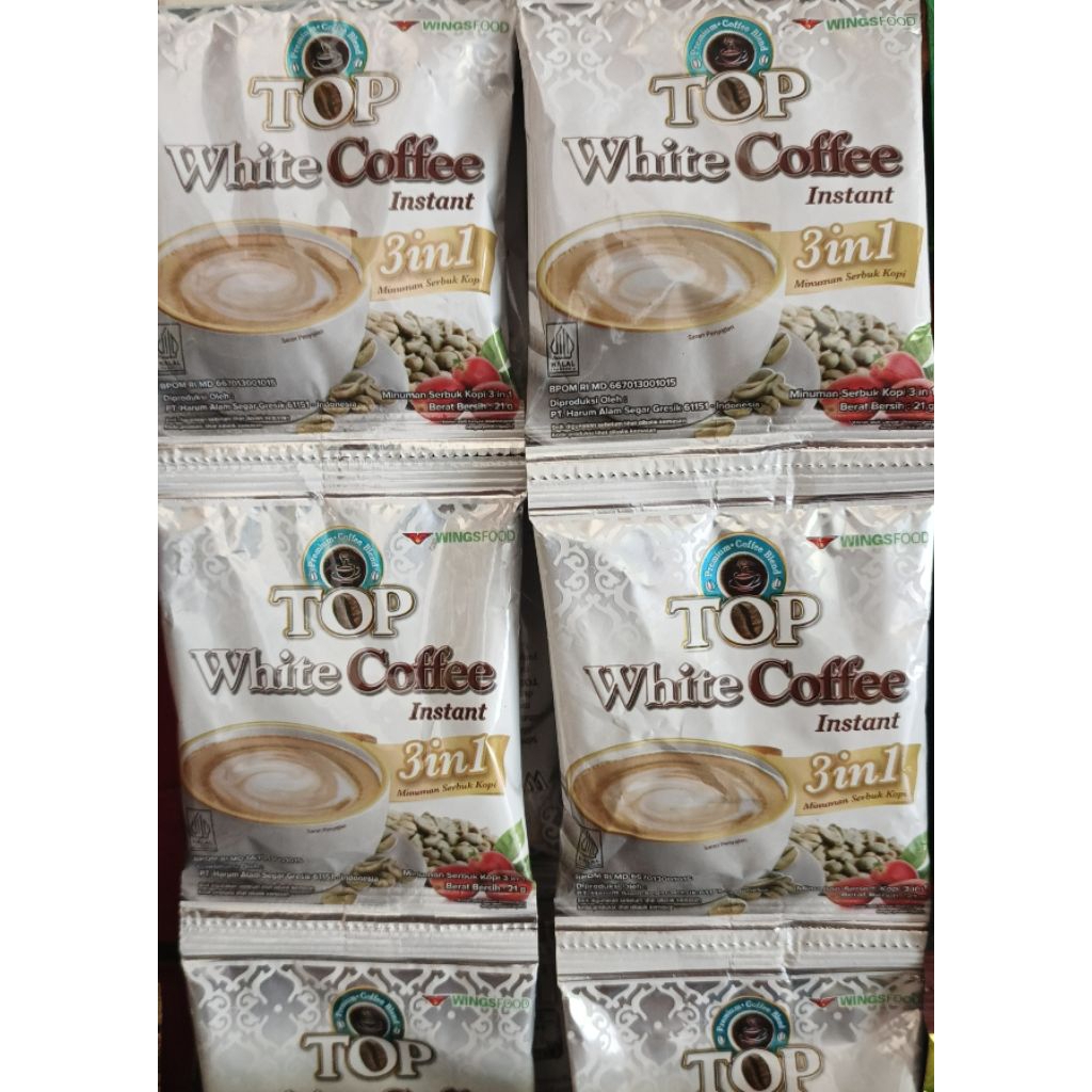 

Top White Coffee Instant renceng 12 X 21 gr