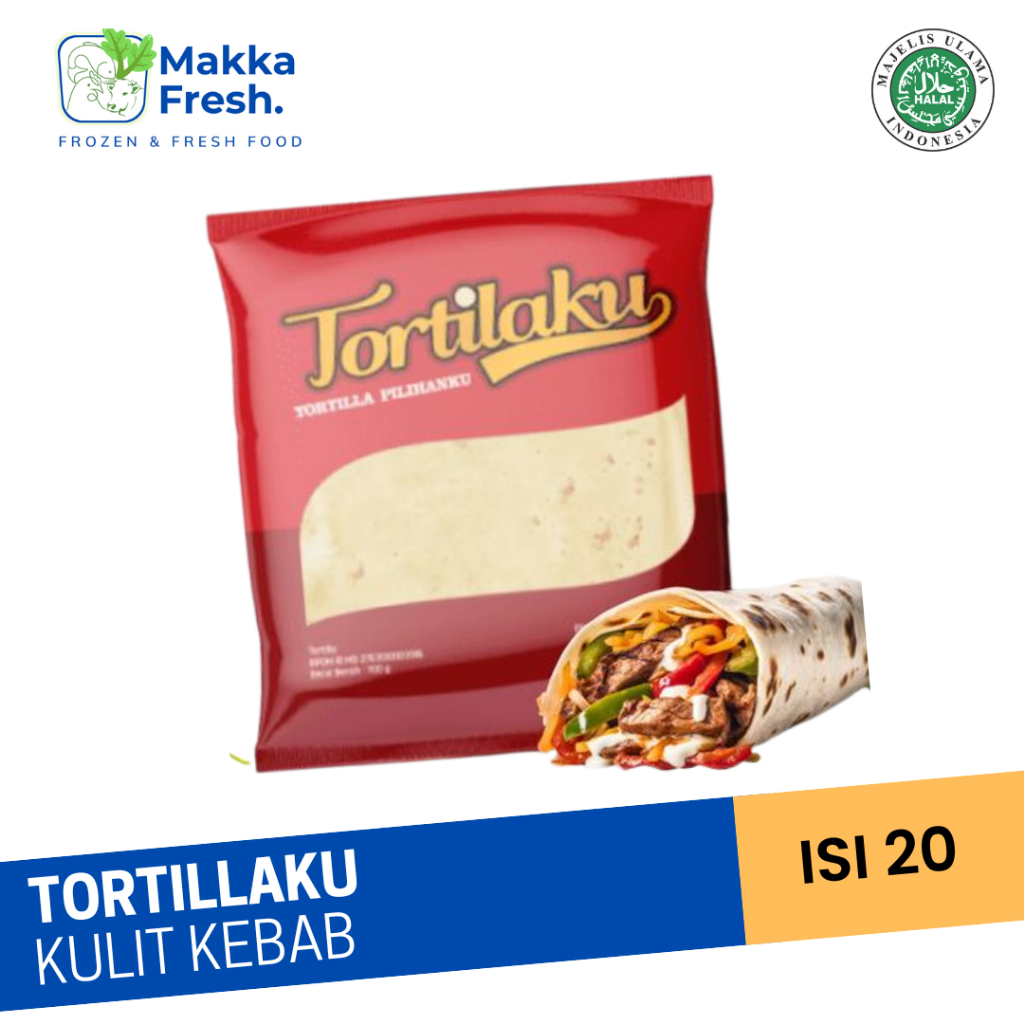 tortilla kulit kebab 20 cm isi 20