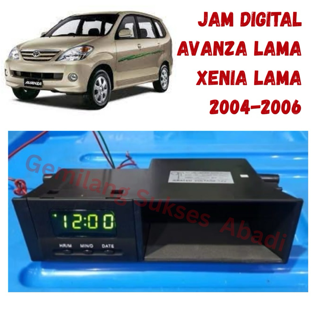 JAM DIGITAL AVANZA LAMA XENIA LAMA 2004-2006