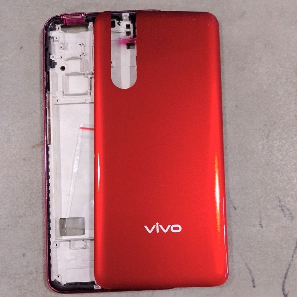 Housing - Casing fullset Back+ Frame Vivo V15 Pro Red