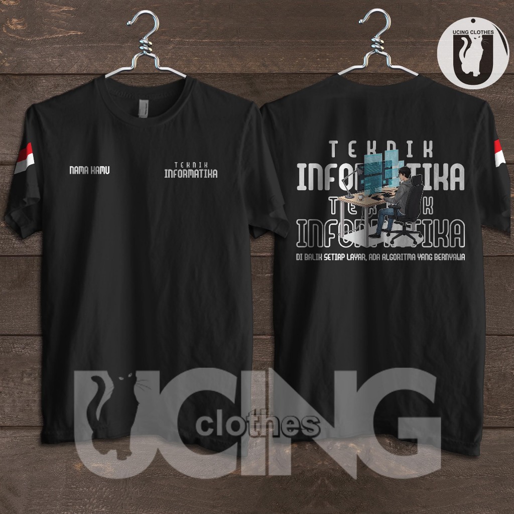 Kaos Baju Teknik Informatika New Gratis Nama Kaos Distro