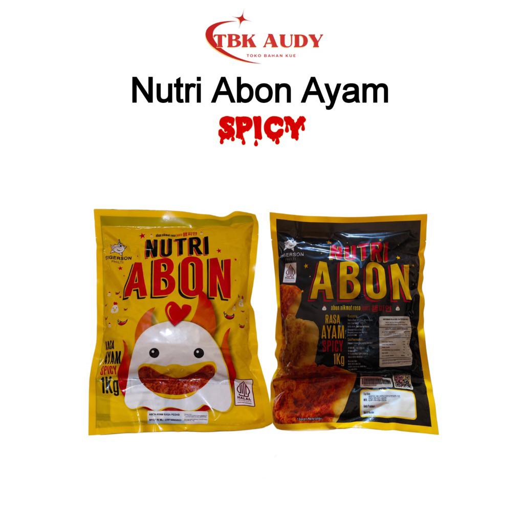 

Nutri Abon Ayam Pedas 1 Kg | Tigerson Philti