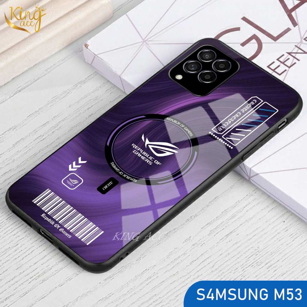Casing Hp Samsung M53 Softcase Glass Glossy Samsung M53 Case Hp Samsung M53 - K81