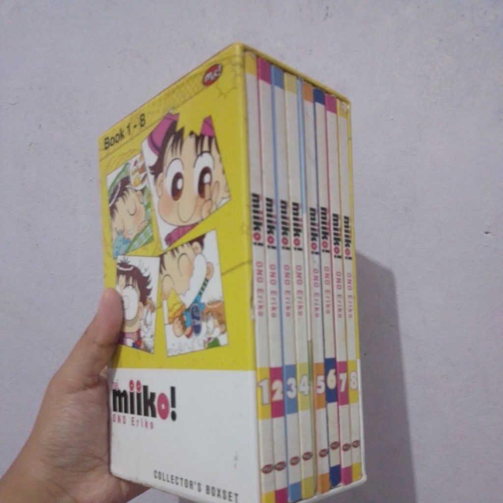 box set hai miiko 1-8 (tanpa shikisi) preloved